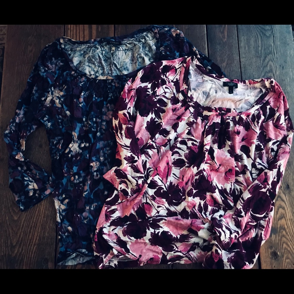 2 Talbots tops....